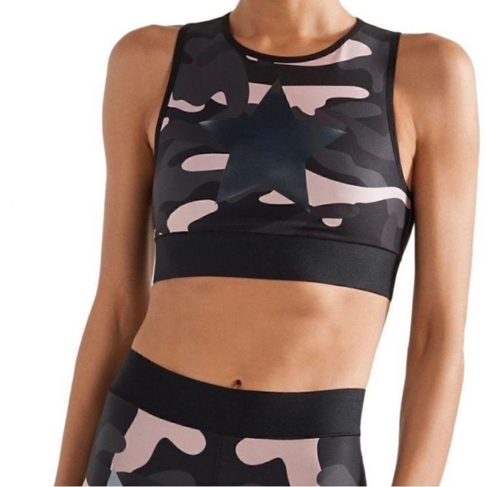 Ultracor Level Knockout Cropped Tank Camo XS
